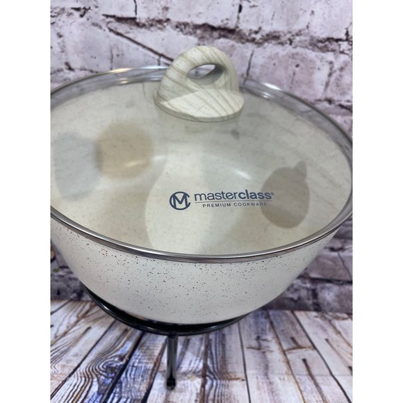 Master class 11” 2 Pc. Casserole Pan with Reddish Speckled - Picture 5 of 6